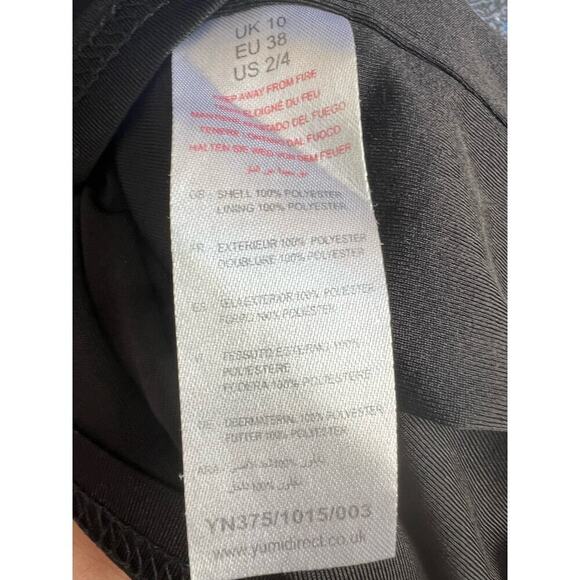 Yumi Dress Geometric Abstract Blue Dress Size 2-4 Art Deco - Picture 5 of 8